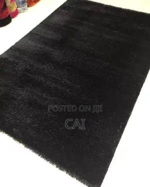 Black Shaggy Carpet