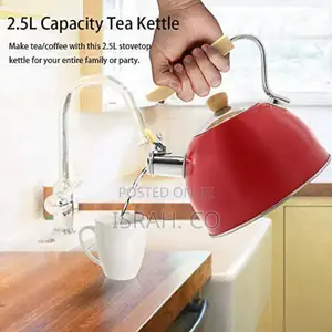 2.5 Litre Stovetop Teapot Stainless Whistling Tea Kettle-