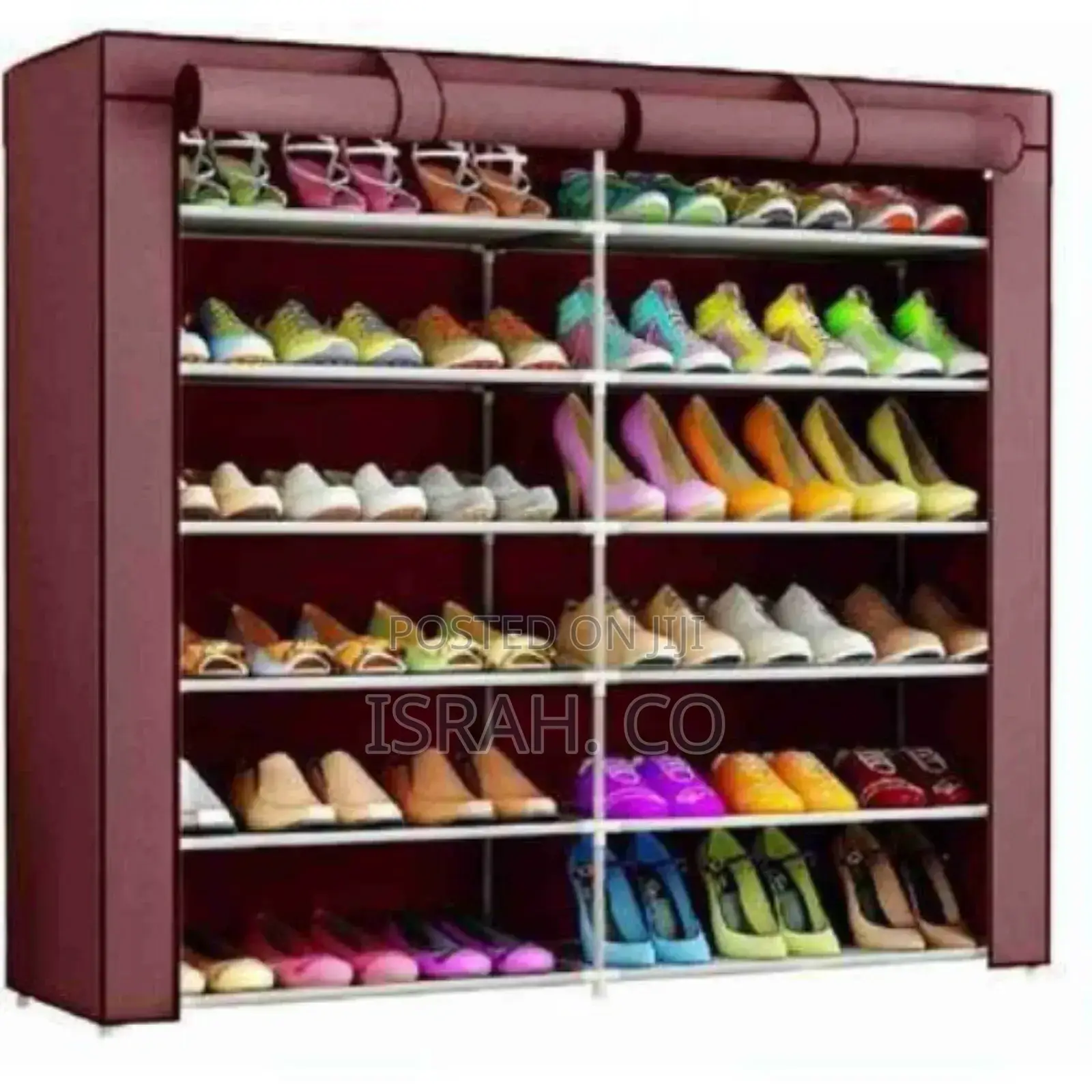 12 Layer Foldable Collapsible Shoe Rack