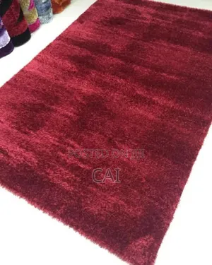 Red Shaggy Carpet