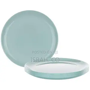 6 Pieces of Luminarc Round Plain Design Dinner Plates -
