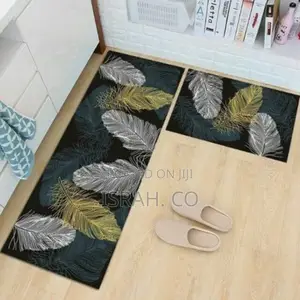 2pcs Non-Slip Bedroom Floor Kitchen Rugs Doormats Carpets