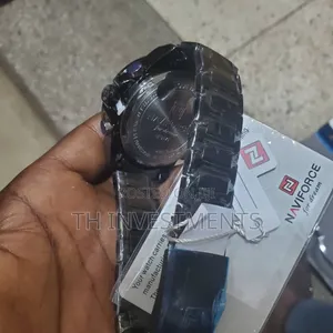 Chronograph Analog and Digital Watch Black