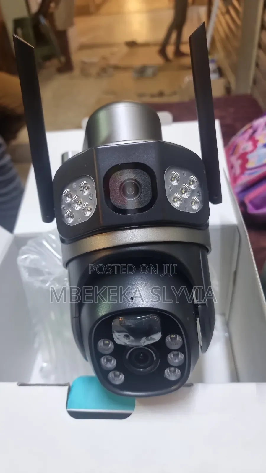 Wifi Solar Camera 4g Double Lens Security Camera Outdoor