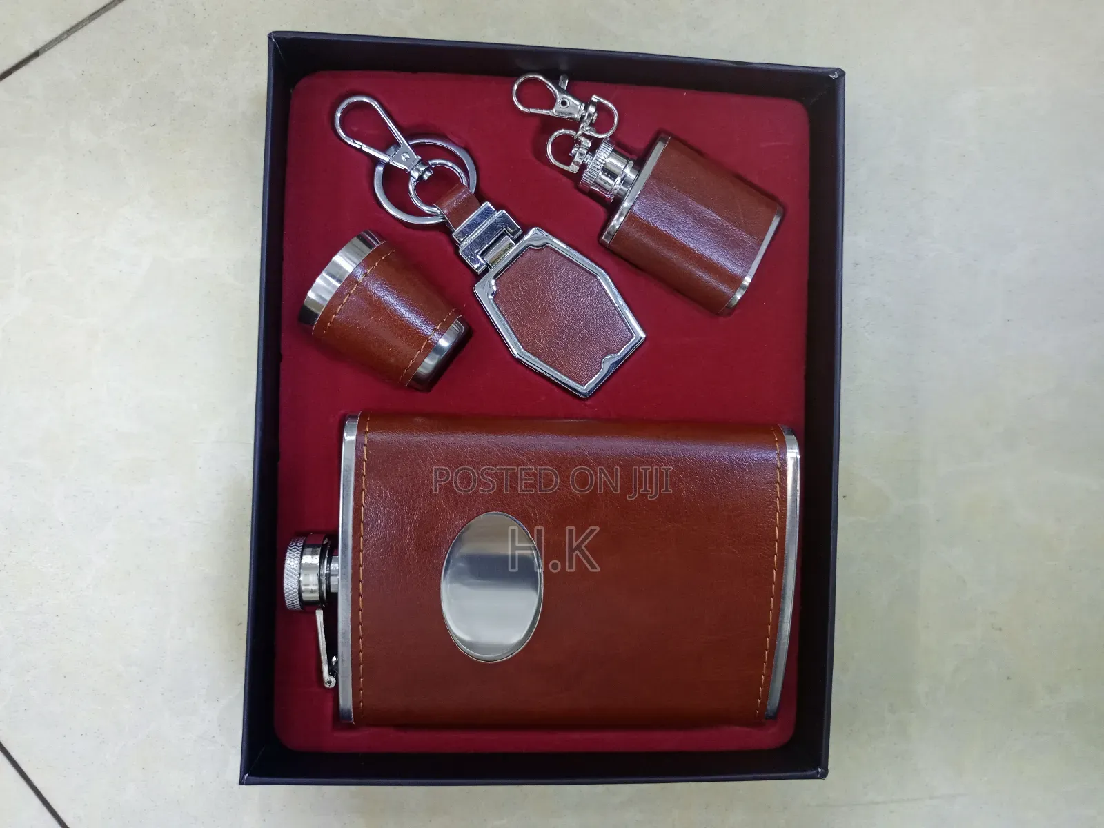 Hip Flask Gift Set.
