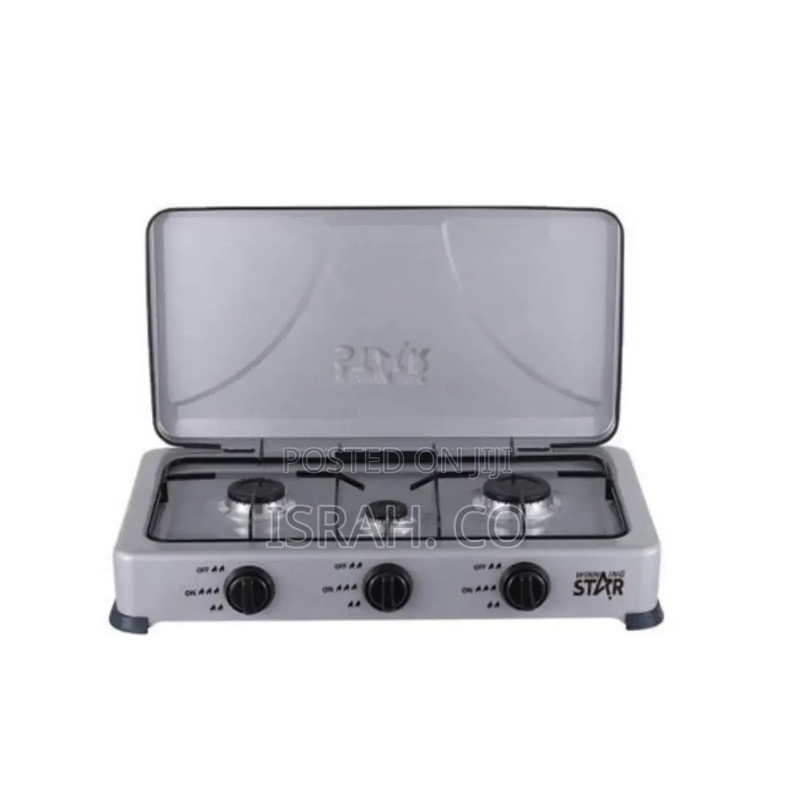 3 Burner Gas Stove Cooker Plate With Automatic Ignition