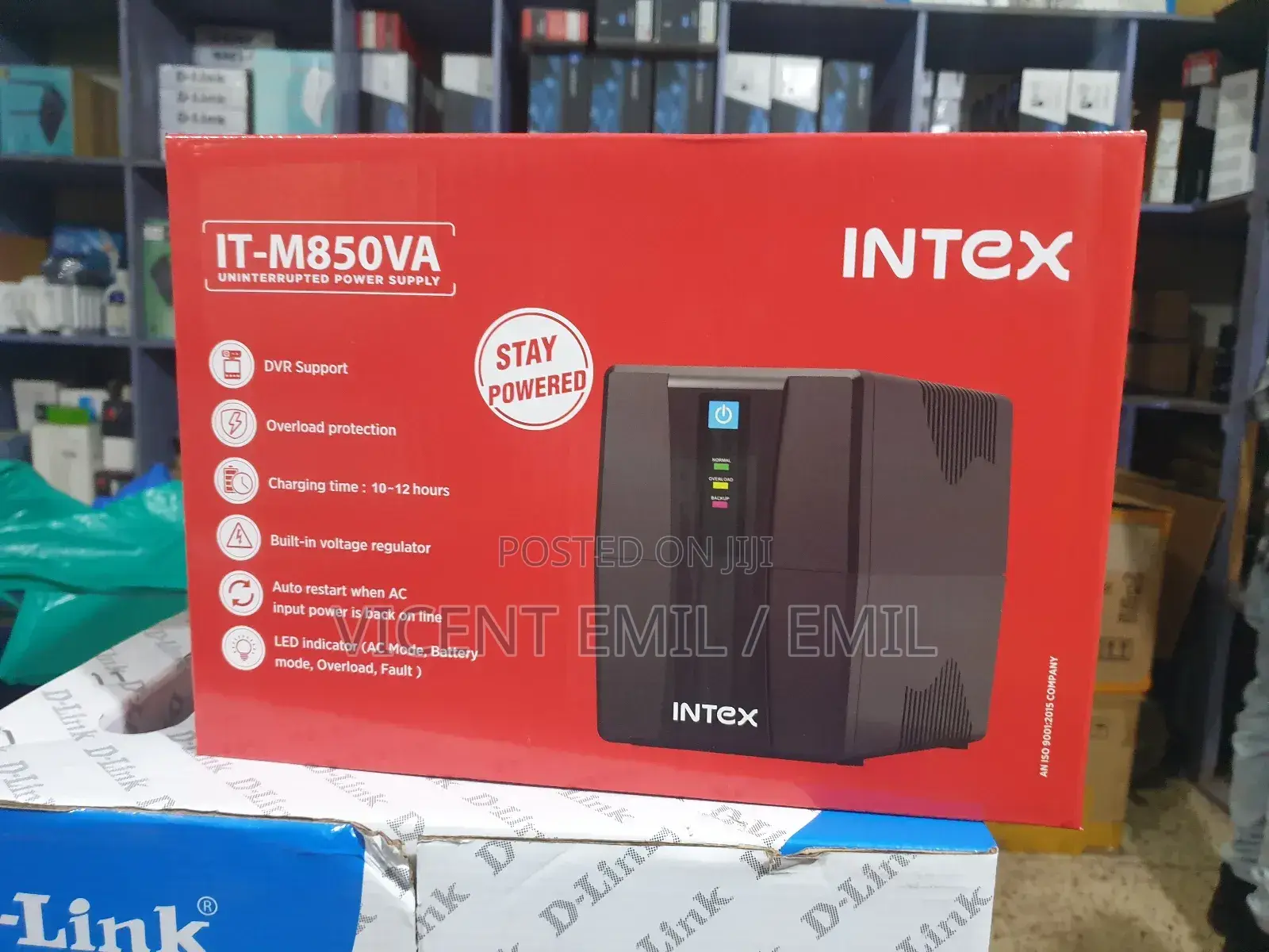 UPS 850va 500W Intex
