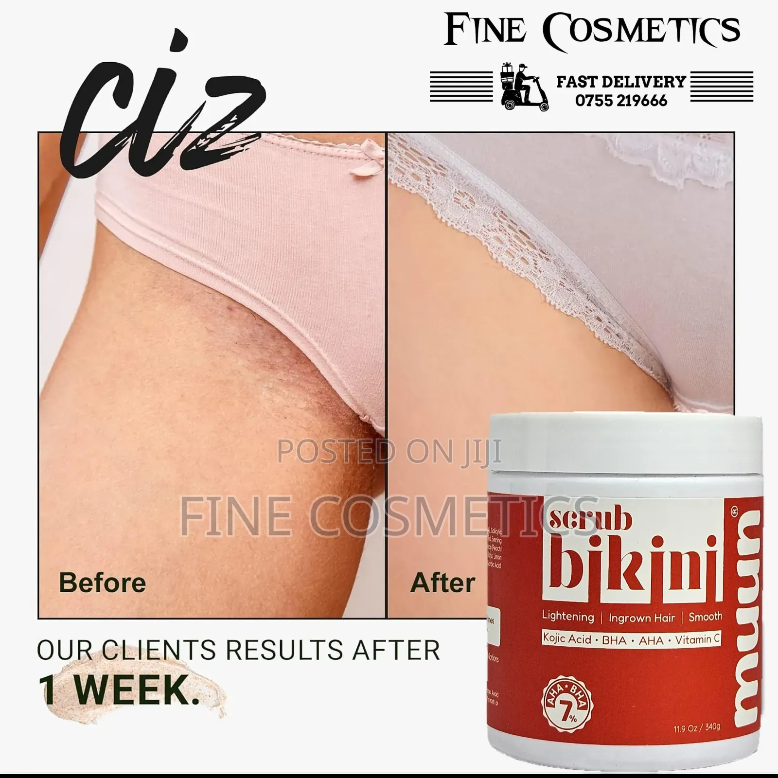 BIKINI LINE ARMPIT SCRUB, Private Part Dark Patche Whitening