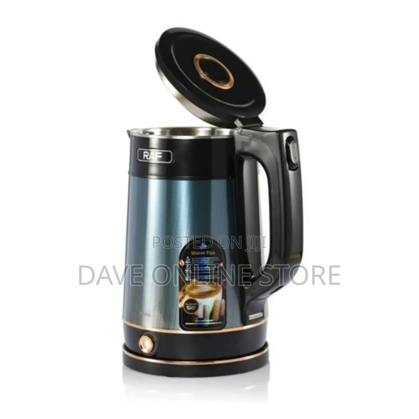 RAF 2.5litre Stainless Steel Electric Large Capacity Kettle