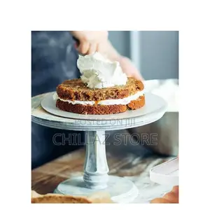 Metallic Cake Stand.