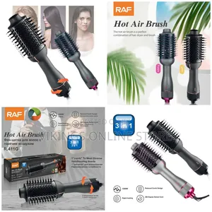 Hot Professional Ionic Hot Air Brush Blow Hair Dryer Styler
