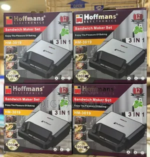 3 in 1 Sandwich Maker Set - Hoffman