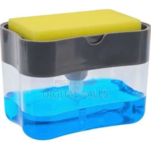 2in1 Soap Pump and Sponge Caddy