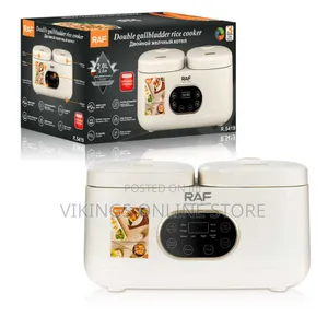 RAF Multifunction Double 2L Rice Cooker Pot 800w