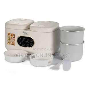 RAF Multifunction Double 2L Rice Cooker Pot 800w