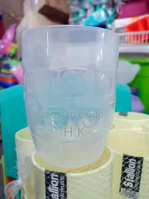 Plastic Beer Mug With a Handle- 12pcs