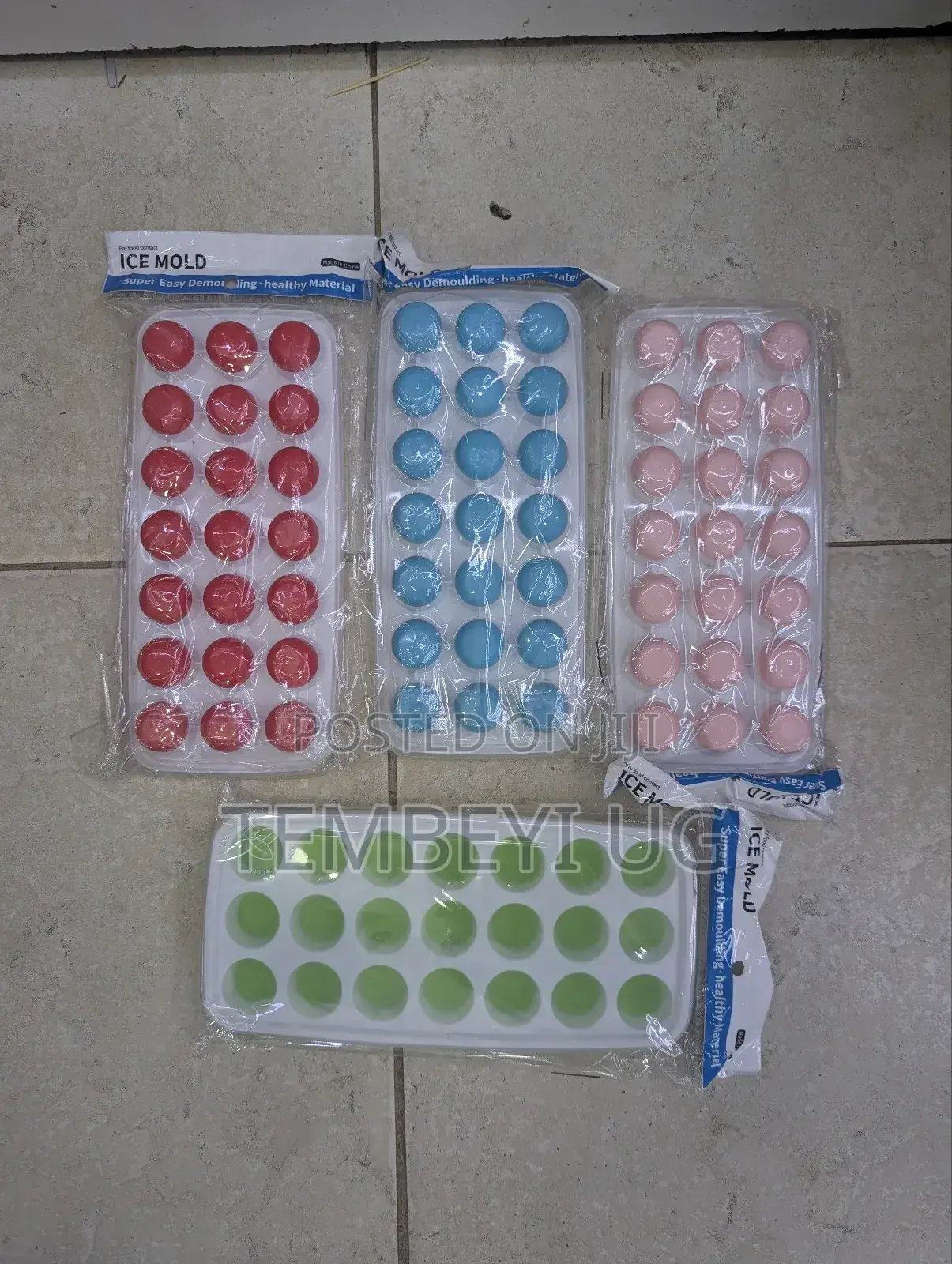 Flexible Base, Silicone Ice Cube Tray