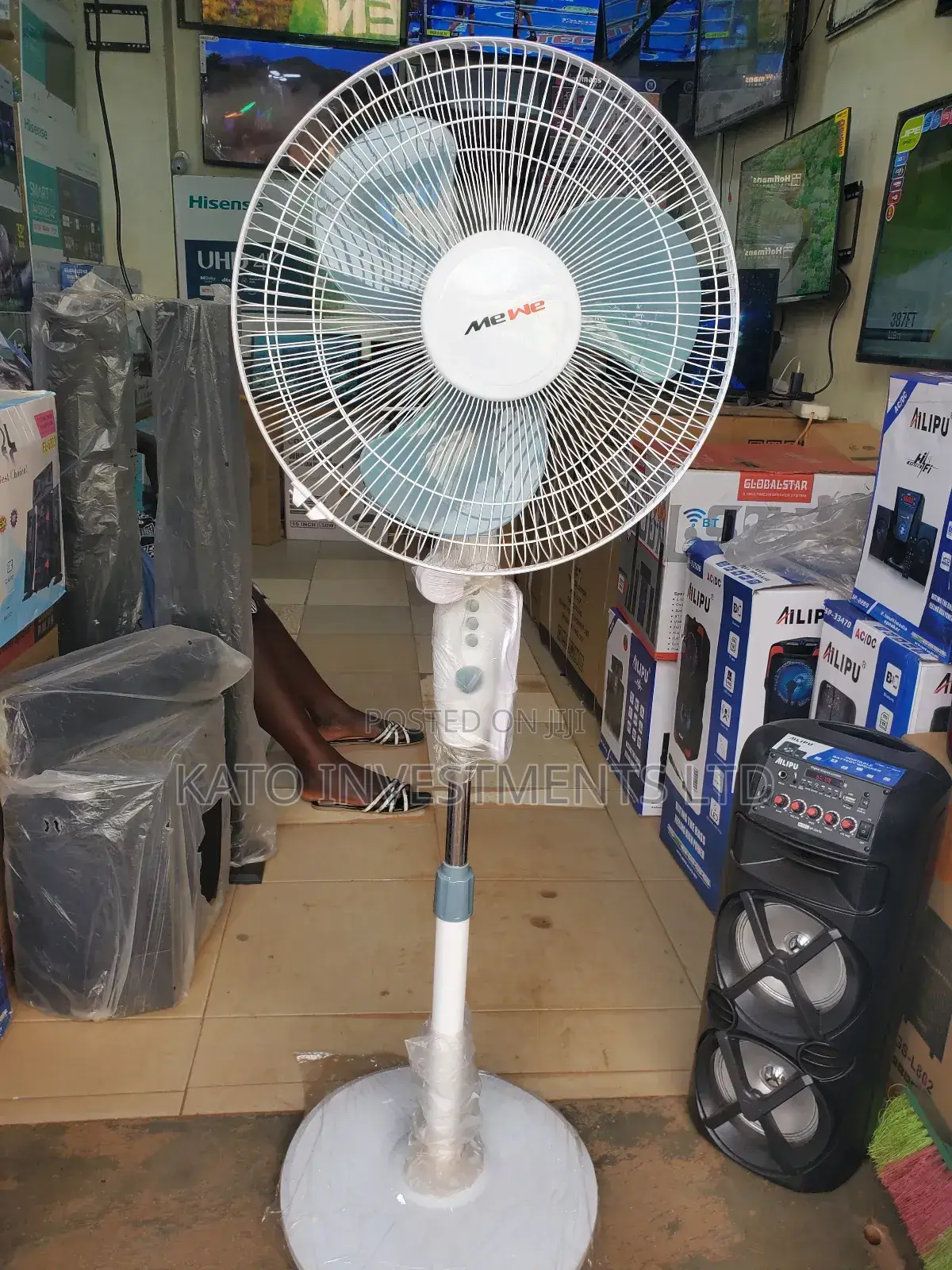 Mewe Stand Fan White