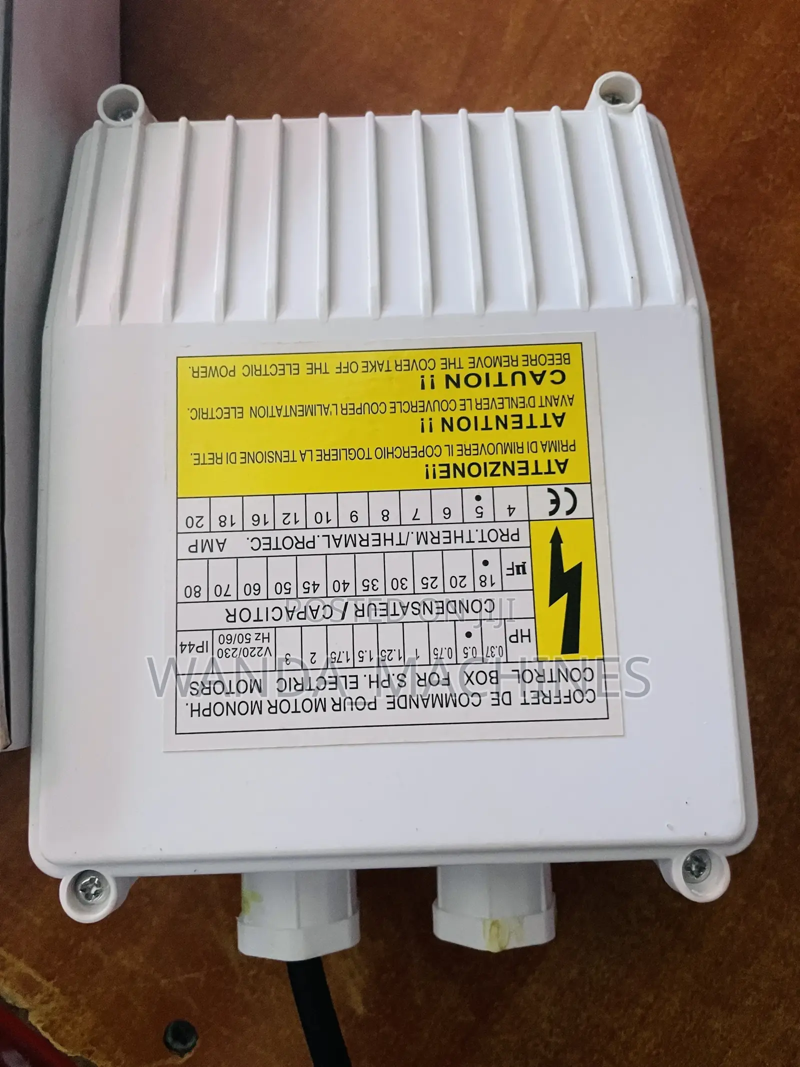 Control Box 0.5HP 5A