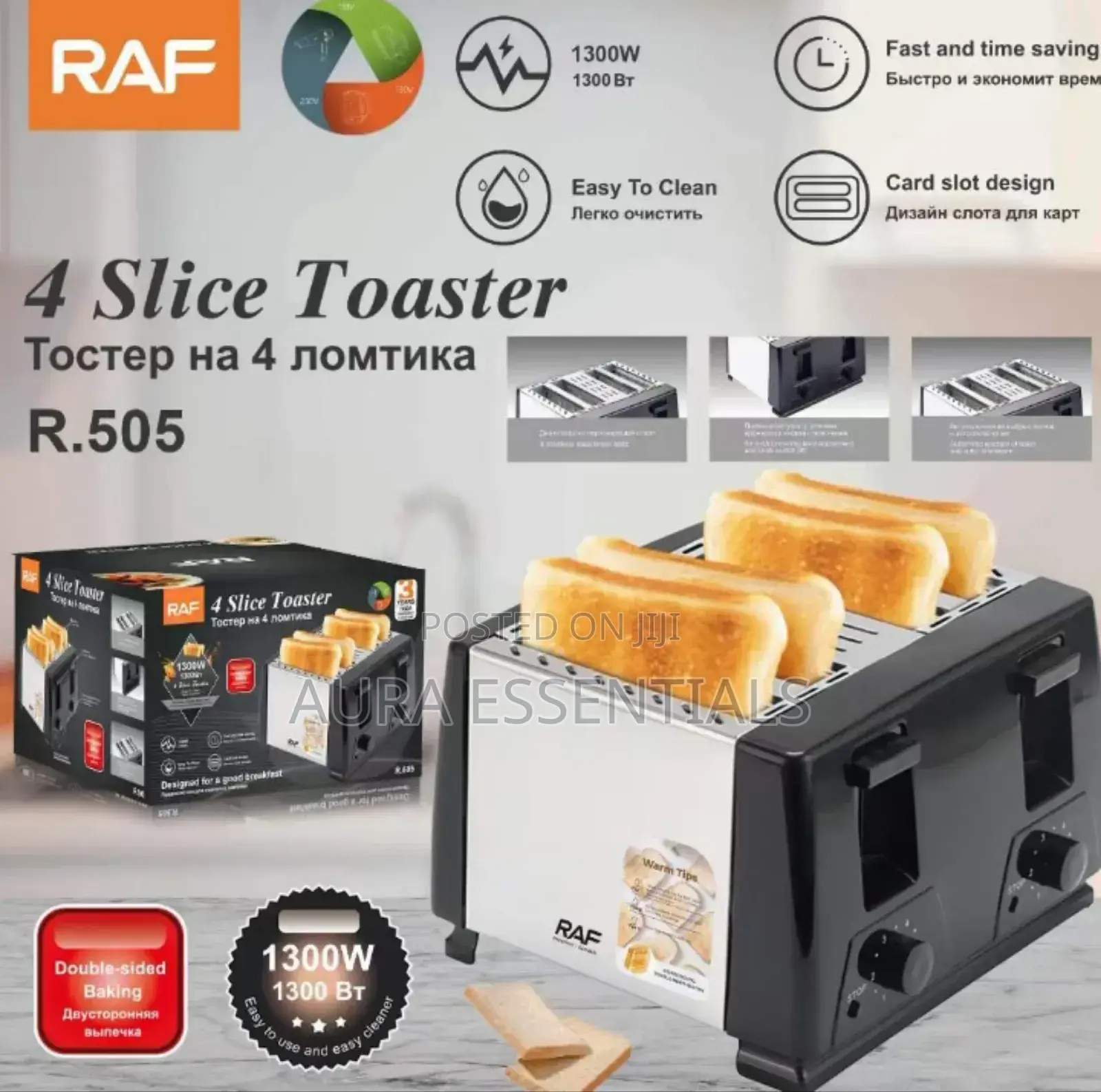 RAF 4 Slicer Toaster R.505