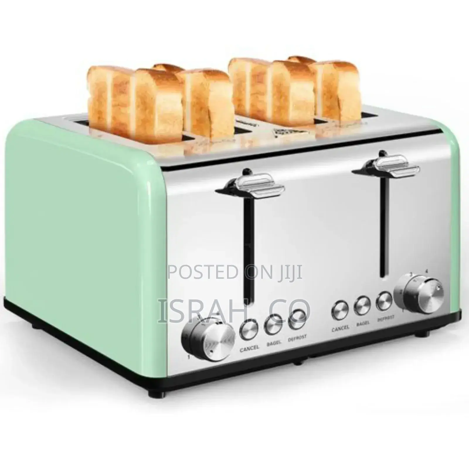 Commercial Toaster Automatic Popup 4 Slice Stainless Bread
