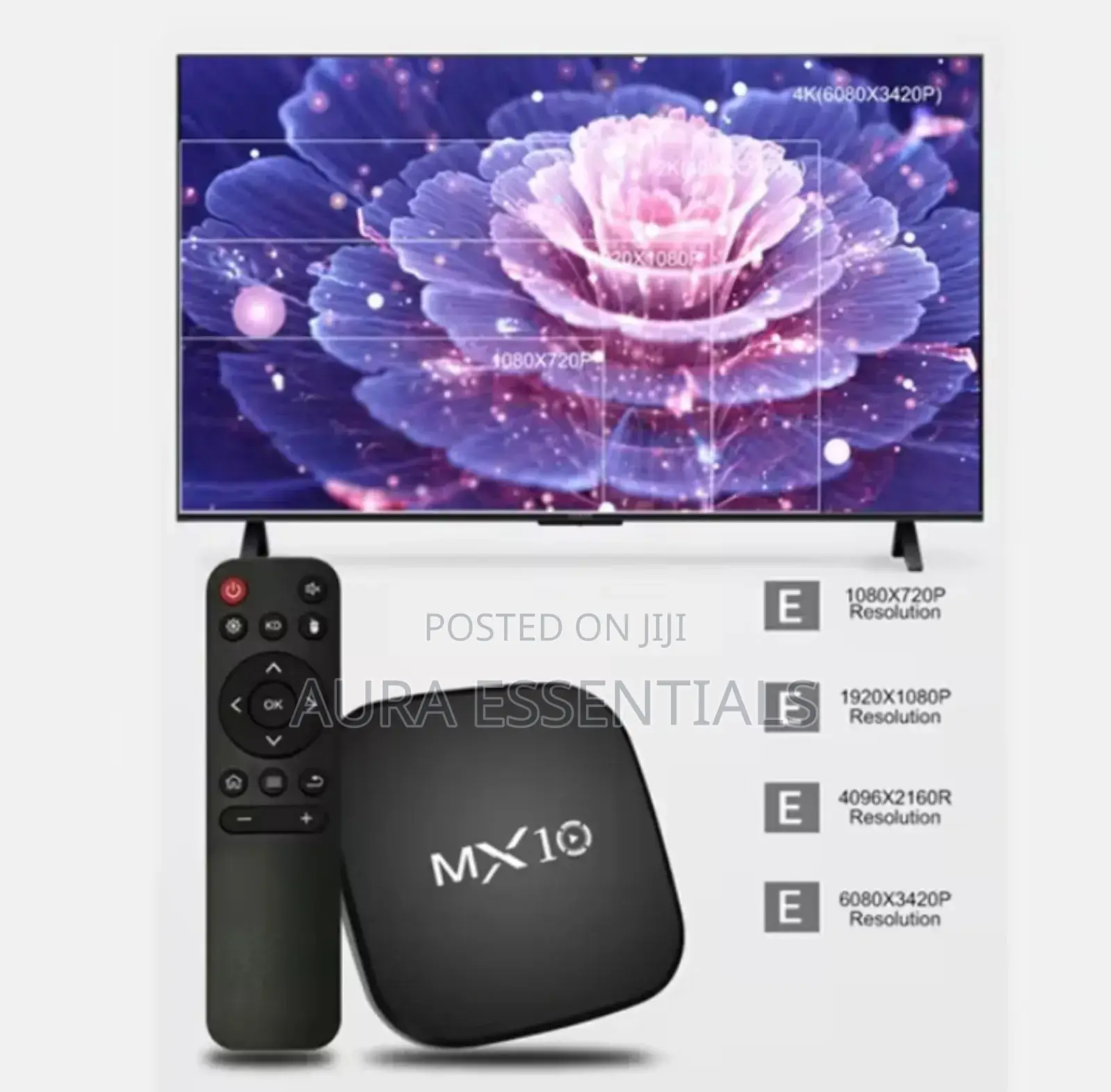 MX10 TV Box Android 13 3D Smart