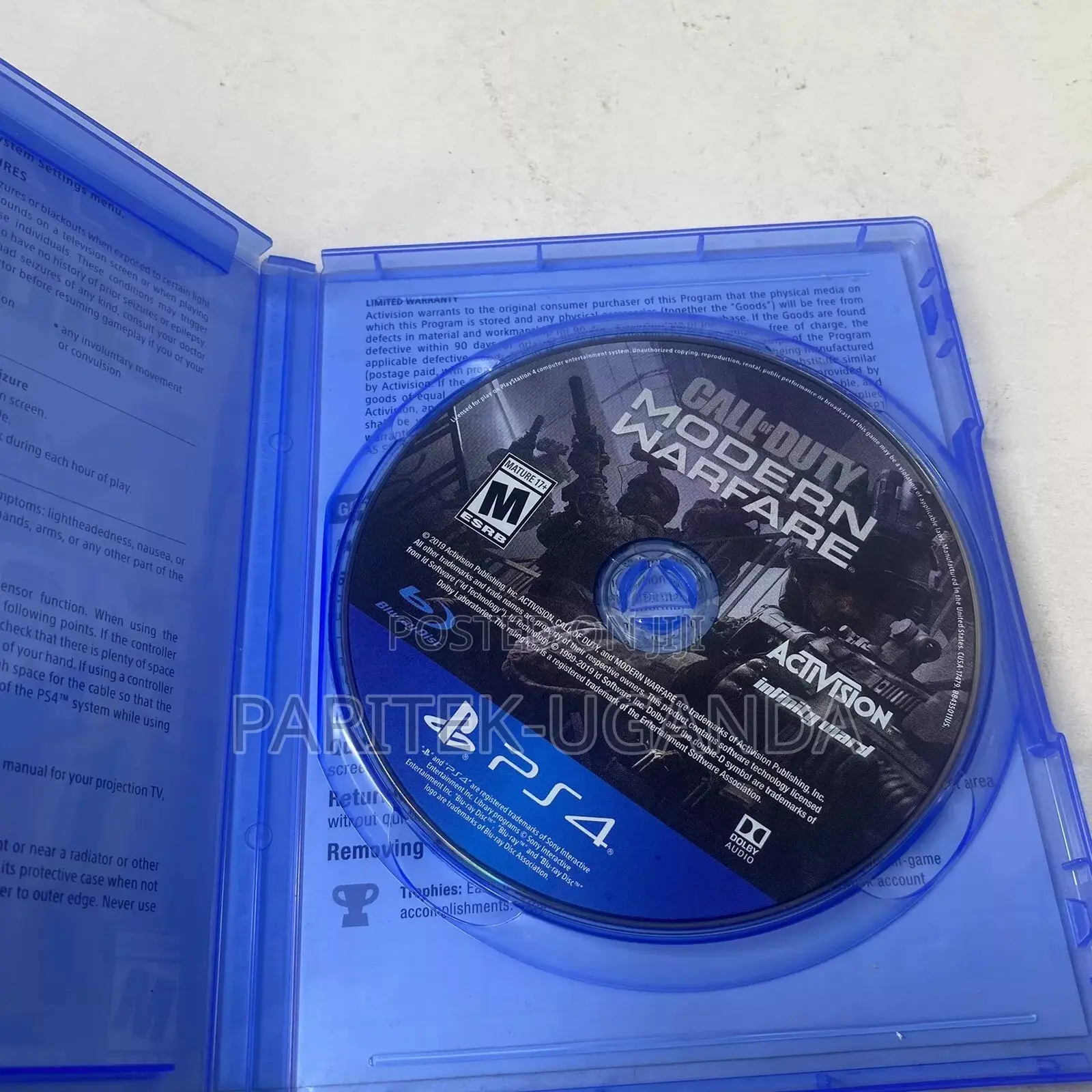 Pre Owned Ps4 Cod: Modern Warfare