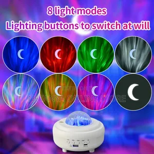 Moon Light Projector Lamp With Bluetooth Speaker