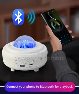 Moon Light Projector Lamp With Bluetooth Speaker