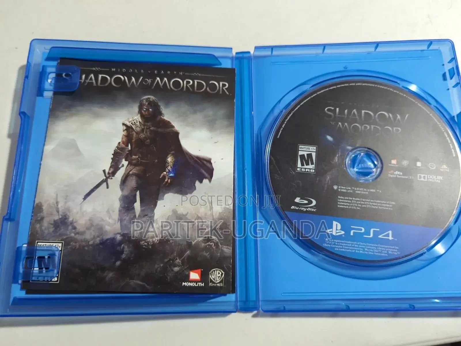 Used Ps4 Shadow of Mordor