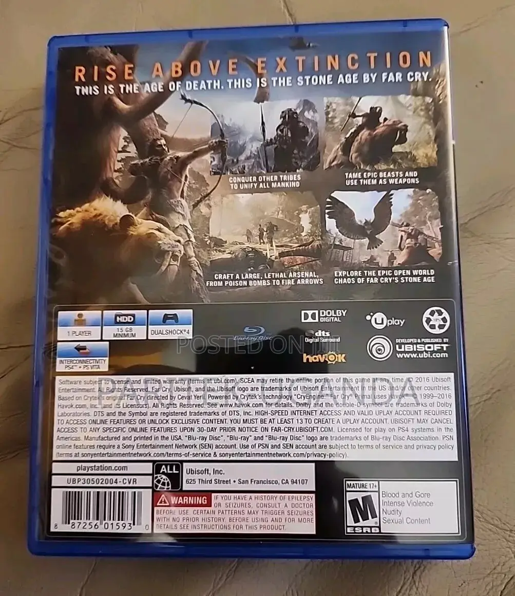 Uk Used Farcry Primal