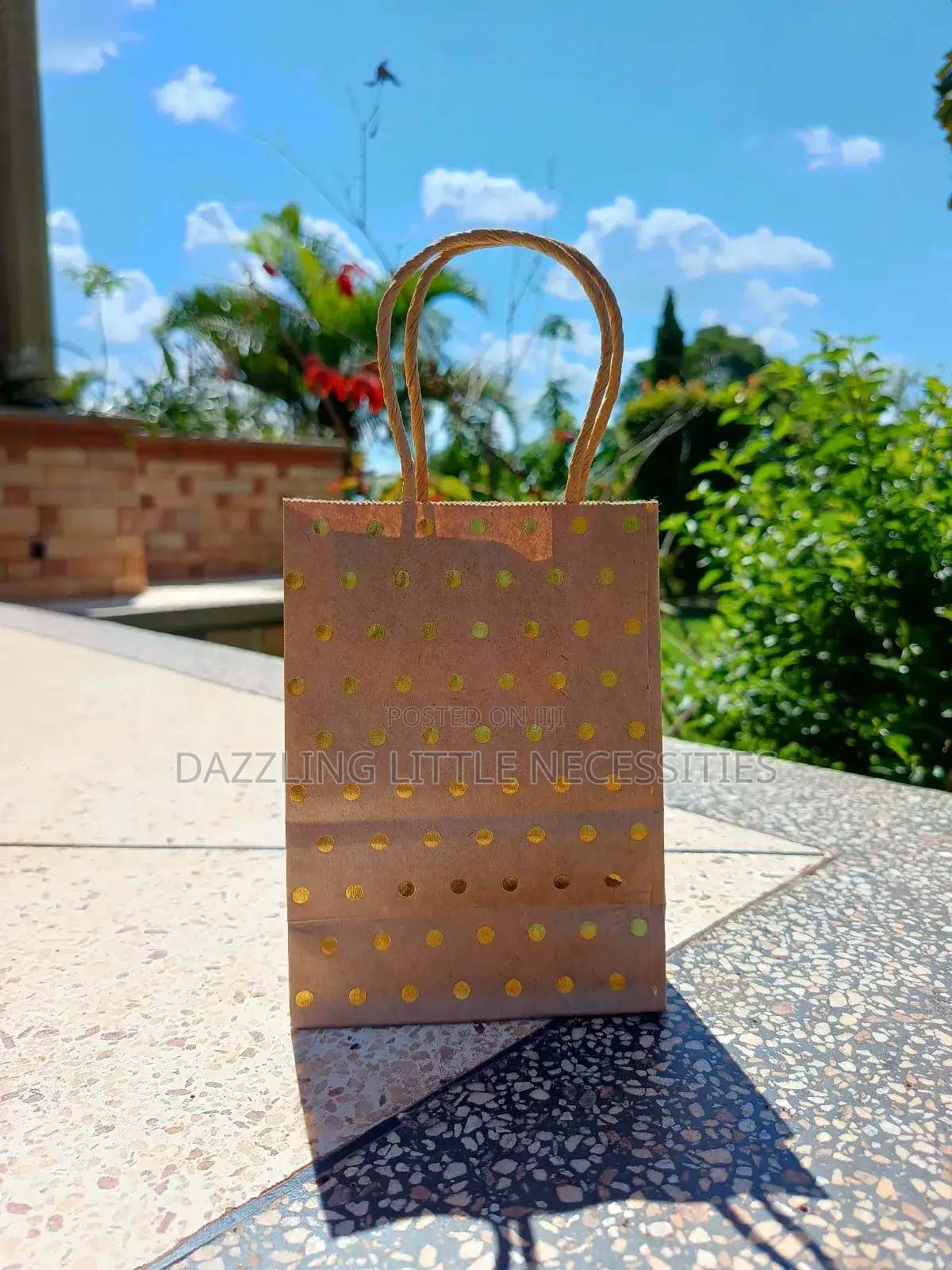 Polka Dot Gift Bag Set - (Pack of 6)