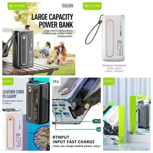 Hoco Bavin PC066 Power Bank 50000mah Large Batterypower Bank