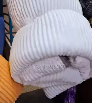 Velvet White Stripped Duvet