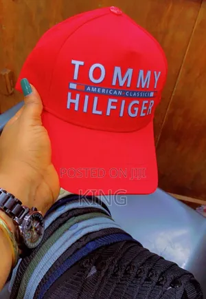 Red Tommy Hlfiger Caps