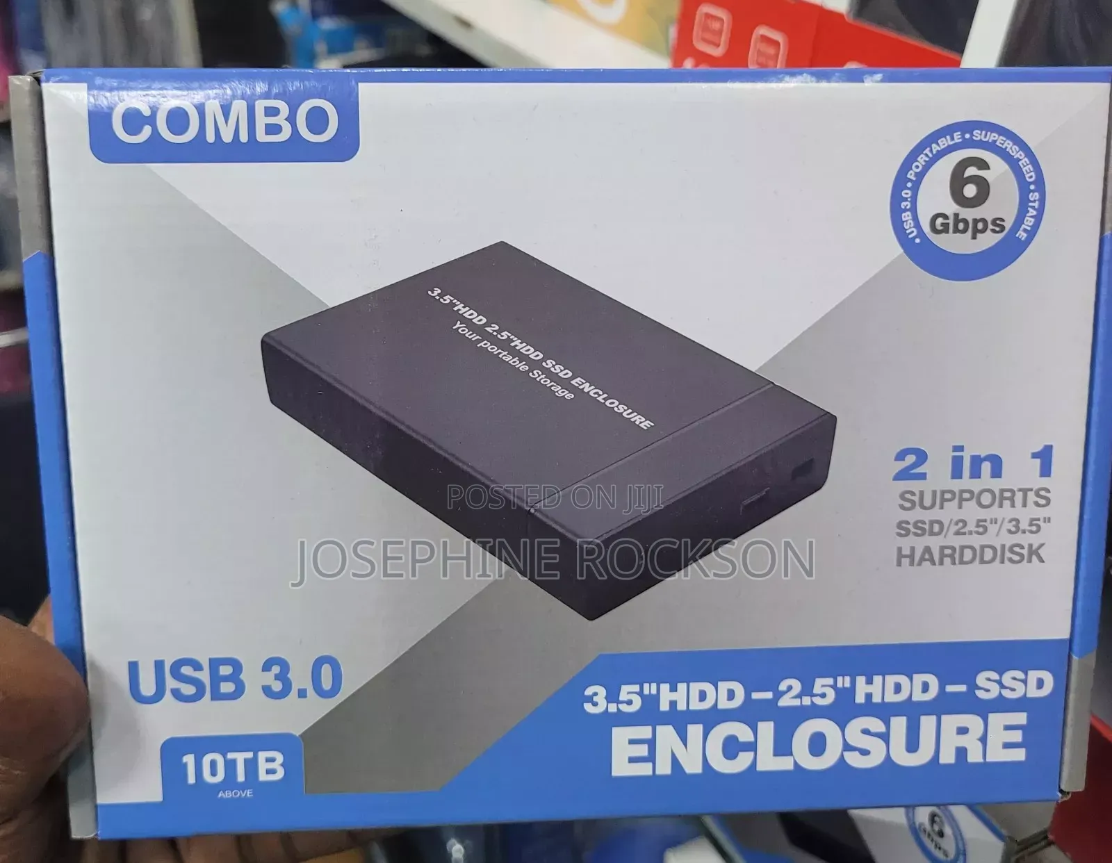 Enclosure 2 in 1 HDD and SSD USB 3.0