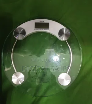 Glass Round Bathroom Scale