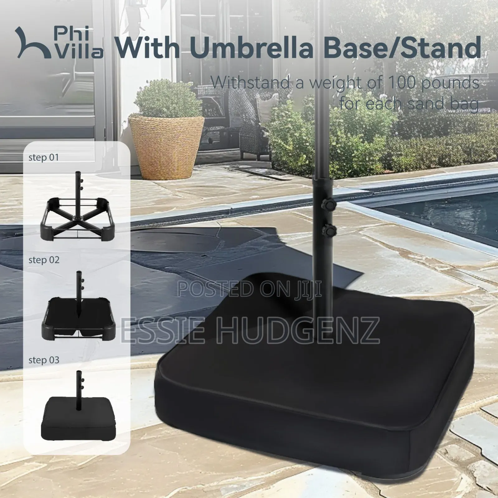 Patio Extra Large Twin Umbrella