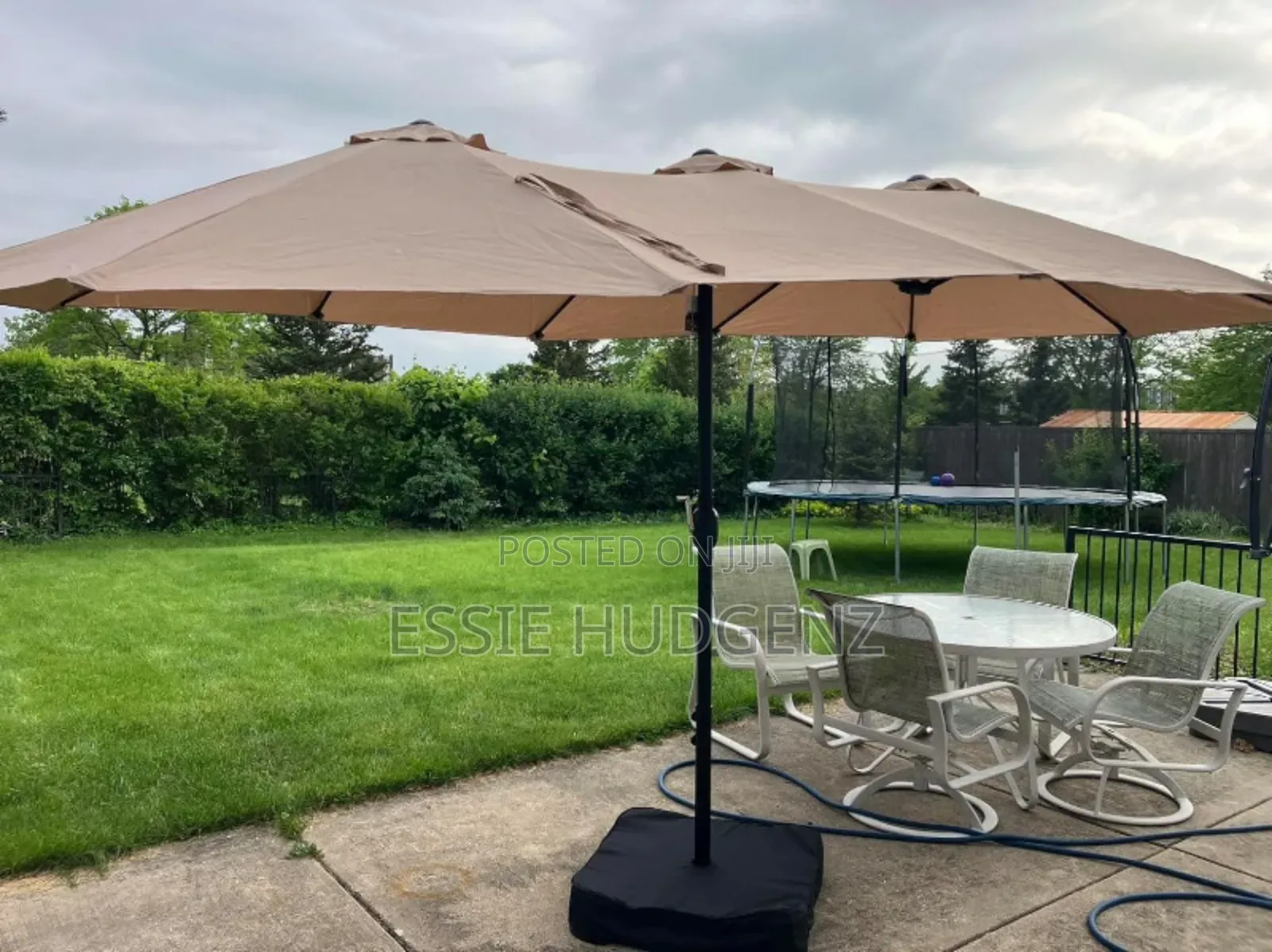 Patio Extra Large Twin Umbrella