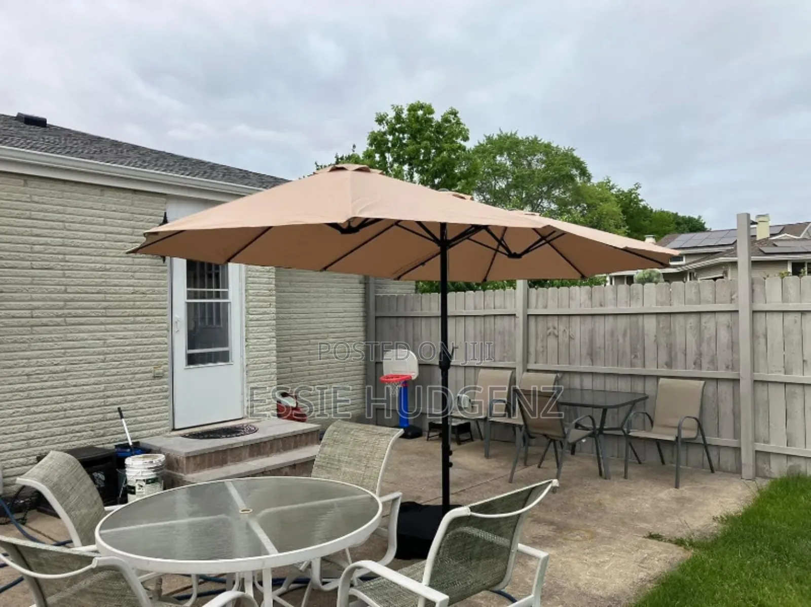 Patio Extra Large Twin Umbrella