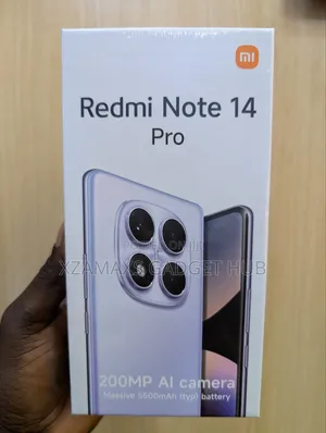 New Xiaomi Redmi Note 14 Pro 256 GB Black