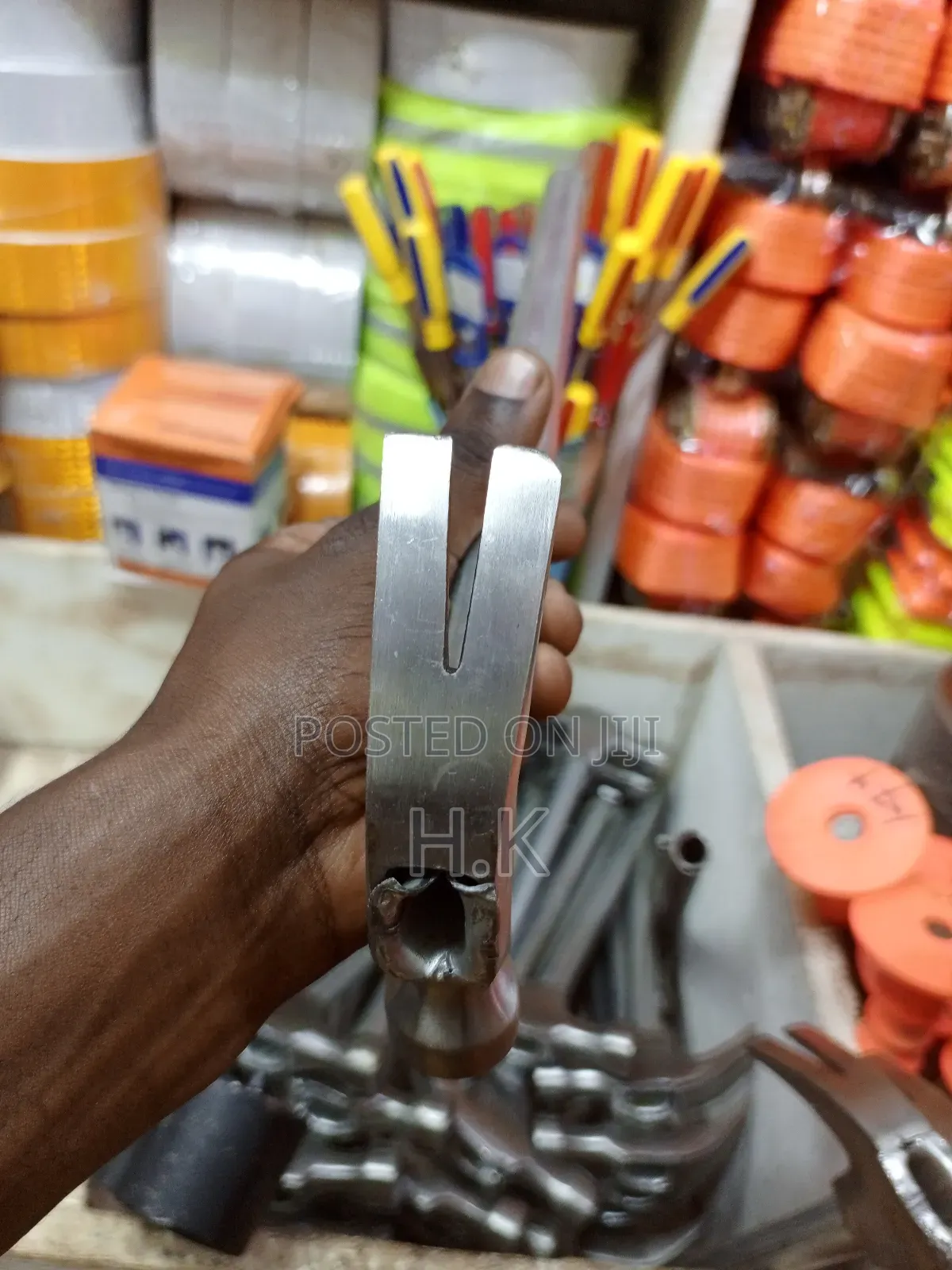 Claw Hammer With A Metal Handle