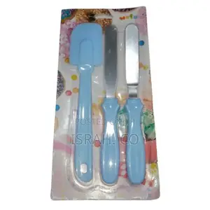 3-in-1 Multi-Function Cake Icing Spatula Knife Set,