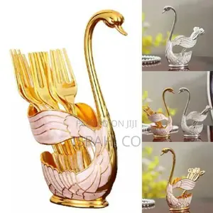 Swan Spoon and Fork Cutlery Storage Organizer Holder Rack