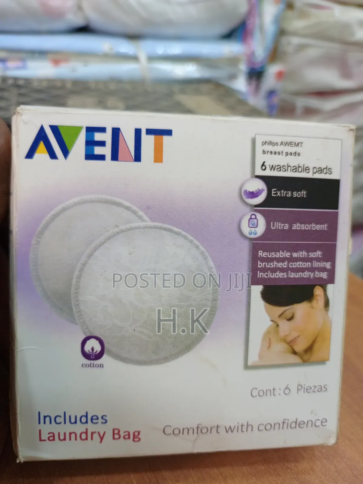 Philips Avent Washable Breast Pads- 6pcs