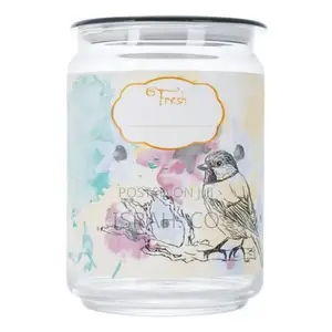 3piece Happy Bird Sugar Bowl, Food Storage Jar Container Set