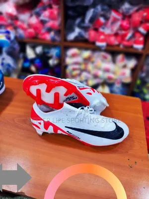 Soccer Boots Nike Air Zoom White Lace Up
