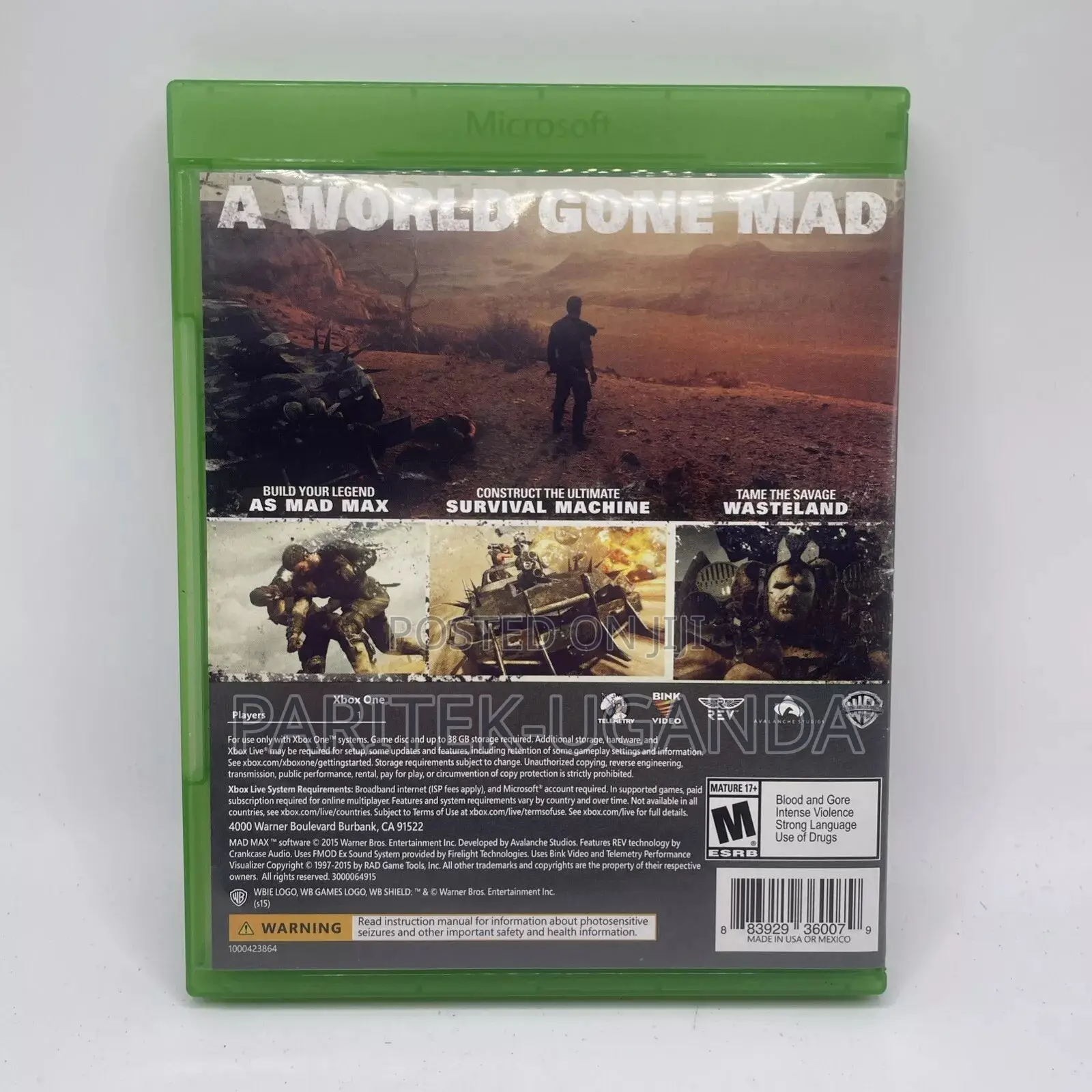 Used Madmax Xbox One