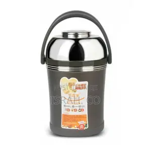 2 Litre Stainless Steel Food Flask Storage Lunch Box Contain