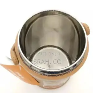 3 Litre Stainless Steel Food Flask Storage Lunch Box Brown